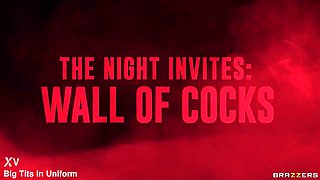 The Night Invites: Wall Of Cocks Nadia Jay / Brazzers/ Enter XVPROMO on official site for discount