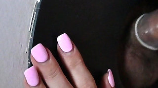 Girlfriend Sucks Condom off Stranger at Glory Hole