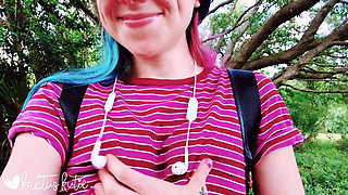 Flashing My Tiny Titties at the Park