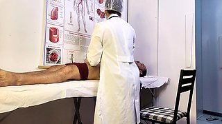 Patient Cant Handle It And Becomes Stiff In Front Of The Nurse During The Exam