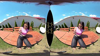 Hot Outdoor Fuck With Skinny Brunette Teen - AmateurCouplesVR