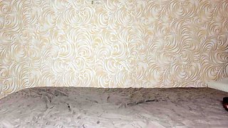 Hot blonde glamour babe solo plays to pleasure her hot body