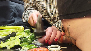 CBT. Extreme Dick and Urethral Torment in the Kitchen! Cooking Cock 2. Episode 3/3. Full.