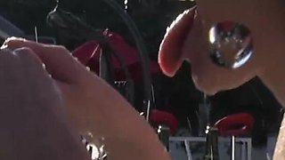 Tattooed sluts anally fucked by Rocco's big dick
