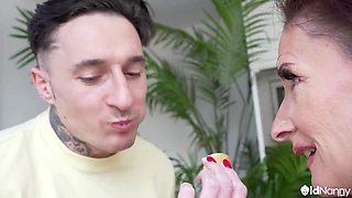 Wife Teacher Scarlet Louis In Hard sex Session - AGEDLOVE - Nanny