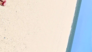 Peeing on the Beach