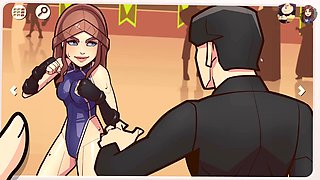 Wild dune adventures in a nude space game romp