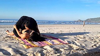 Caught Couple on the Beach