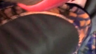 German Redhead MILF Blowjob on the Bus - Part 1