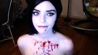 Amateur brunette ariana marie solo toying