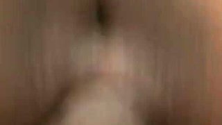 Horny stud with BBC fucks big ass ebony and cums all over her tits