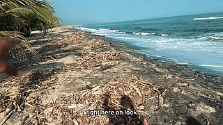 Girl Lost on the Beach Is Fucked by a Tour Guide