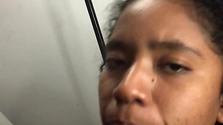 BBC! Brunette Gives Her Best Friend's Boyfriend a Deepthroat Blowjob -amateur Couple- Nysdel