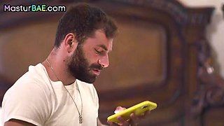 Petite bigass babe cockbouncing on BF