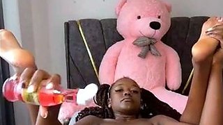 Hot Black Maid Does Some Webcam Black and Ebony