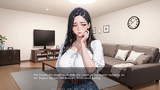 Anime Babe Masturbates Thinking About Big Cock- Ntr'ed by My Friend Gameplay #2 an Ai Porn Game