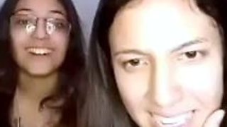 Slutty sisters shown on live cam
