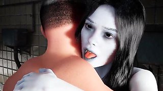 Ghost Sex Story: Asian Anal Fuck with Extreme Squirting Orgasms in 3D Animation
