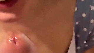 Sweet Angel Sucking Leo Casanova's Cock Behind the Scenes