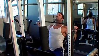 Anal at gym ft. Julian  Julian Rios: Blowjob, Big Dick  Vintage Porn