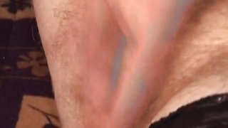 Redhead German slut in stockings rides big dick