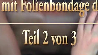 Horny student fucked twice with foil bondage - Part 2