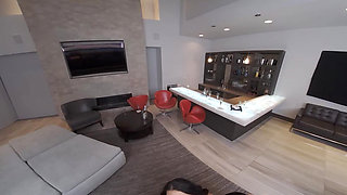 American Daydreams MILFs August Taylor, Crystal Rush, and Reagan Foxx Fuck the Bartender