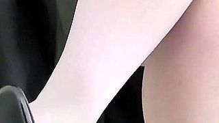 My Sec Tapping Sexy Black Heels in Pantyhose 1