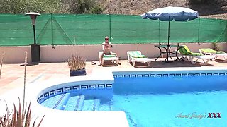 Busty MILF Keira Gets Poolside POV Fuck in Hotel Vacation Sex