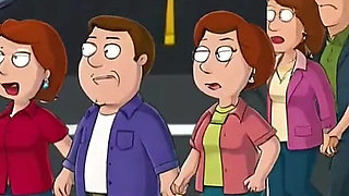 Cuckold's Sexual Fantasies. Cartoon. Parody
