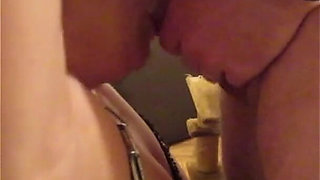 Cum in Mouth for Chained up Amateur - 2 Views