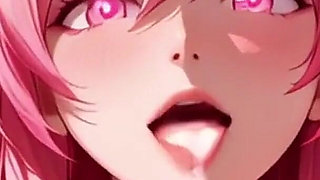 Mega-fucker Awakens: Future Slut Kira Gags on 30cm Virgin Cock in Ai Anime Hentai