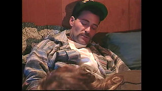 Young Curly Slut Takes Big Cock in Ass with Cumshot on Pussy