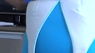 On the Beach, Stepmom Shows off and Loves Making Cocks Hard