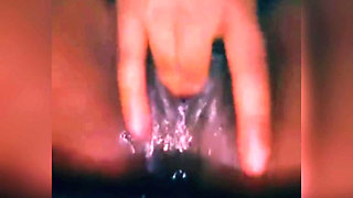 Sexy big black pussy getting rubbed