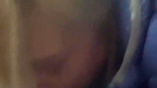 Outdoor Car Blowjob to Cumshot Deep in the Throat Couple Blonde MILF Squirt off