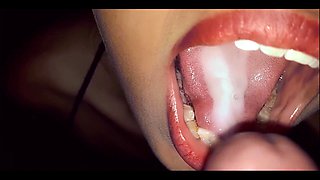 Compilation of Blowjob with Milk in the Mouth and Cum Swallowing