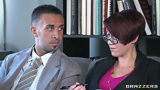 Blowjob Interview With Krissy Lynn, Keiran Lee - Brazzers