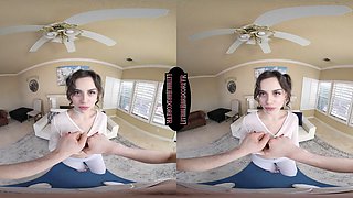 Angel Warms Her Pussy Up Before Being Stretched