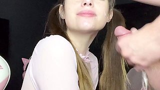 teen blowjob webcam sucking cum