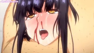 Japanese Schoolgirl Virgin Hypnotized by Old Man - Creampie, Ahegao, and Hardcore Hentai Action