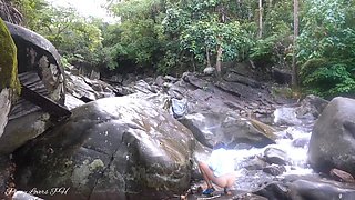 Random Stranger Fucks My Pussy on the Falls
