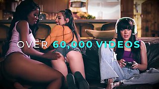 21 SEXTURY - Hot Lesbian Yoga Sex With Three Gorgeous Babes Hazel Dew, Mia Richi and Nata Paradise