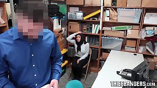 Busty Muslim Thief Ella Knox Apprehended & Fucked By Store Guard