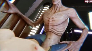 3D Hentai Trap: Samus Gets Anal with Sounding & Big Ass Teen Animation