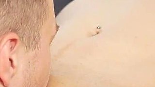 Lecherous Male Gives Cunnilingus His MILF's and She Takes Orgasm Convulsions.