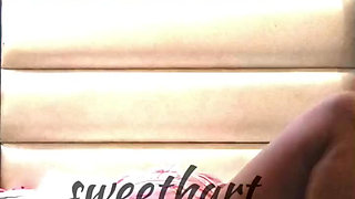 Hot chubby girlfriend sat on my penis and started rubbing her pussy