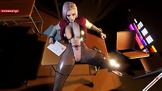 Bigboobs Digital Diva of the Night Shift - 3D Animation Hentai