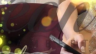 Lots of Cum on Her Pantyhose After Long Slow Tease and Balls Play with Wife of Neighbor From the Big Cock