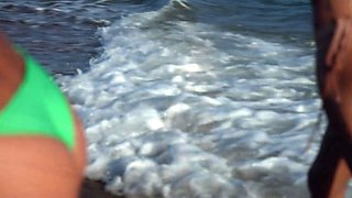 Delightful pornstars hot lesbian outdoor scene